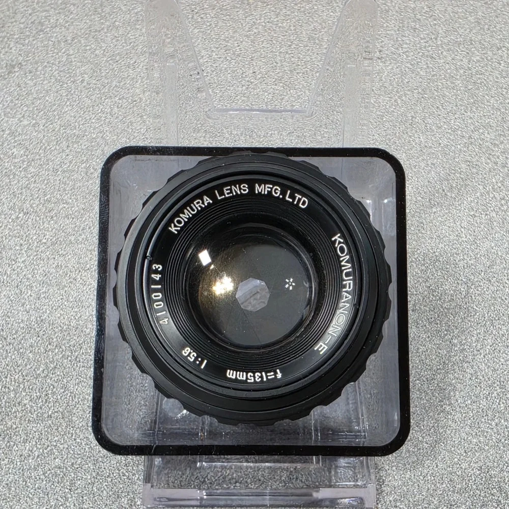 Komura Komuranon-E Lens Unisex 135mm Black Excellent f/5.6 Enlarging Lens Japan